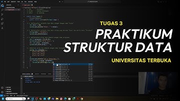 Tugas 3 Praktikum Struktur Data UT #universitasterbuka #tugaskuliah #tugaspraktikum #strukturdata