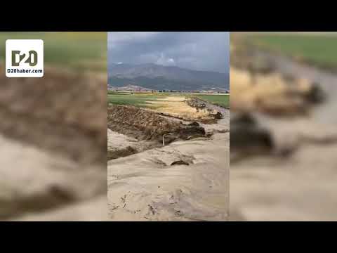 Denizli’de sağanak yağış