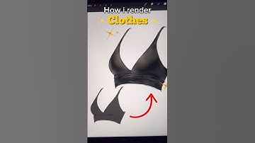 How i render ✨ Clothes ✨ #tuto #tutorialyoutube #tips #study #practice #tutorials #tutorial #art