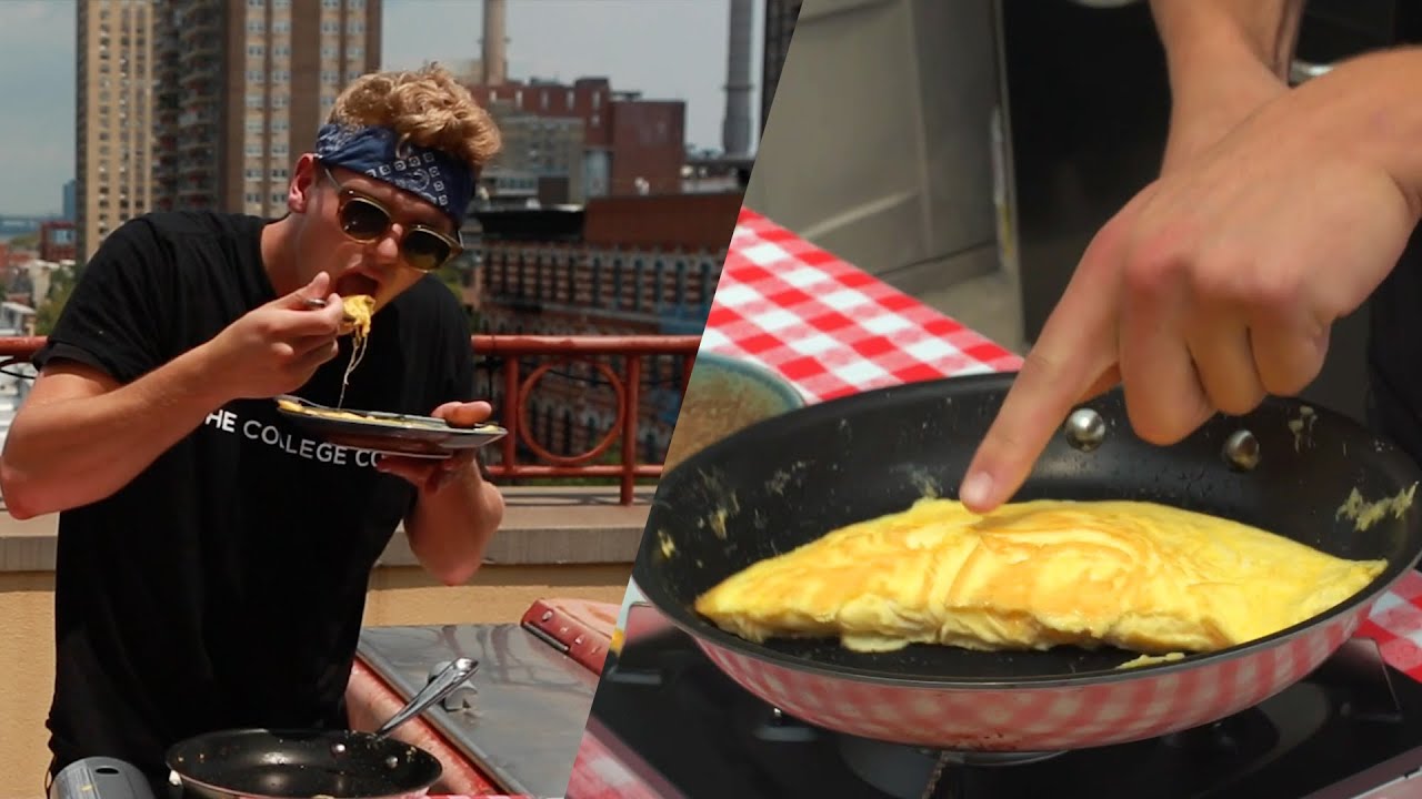 How To Make a Perfect Omlette: The College Cooking Show - YouTube
