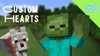 Zombie Attack - Minecraft Custom Hearts - Part Two