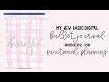 My New Basic Digital Bullet Journal Process for Functional Planning