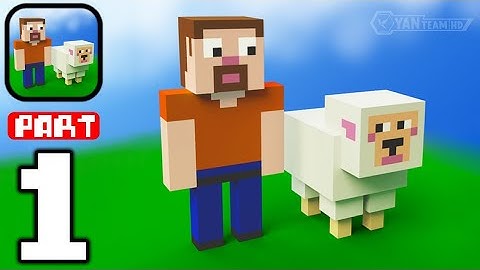 CubeCrafter - Gameplay Walkthrough Part 1 Craft Your World in Cubes (Android,iOS)