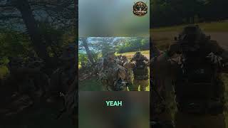 Airsoft Milsim Shenanigans: Gear Drops &amp; Bridge Builds #shorts