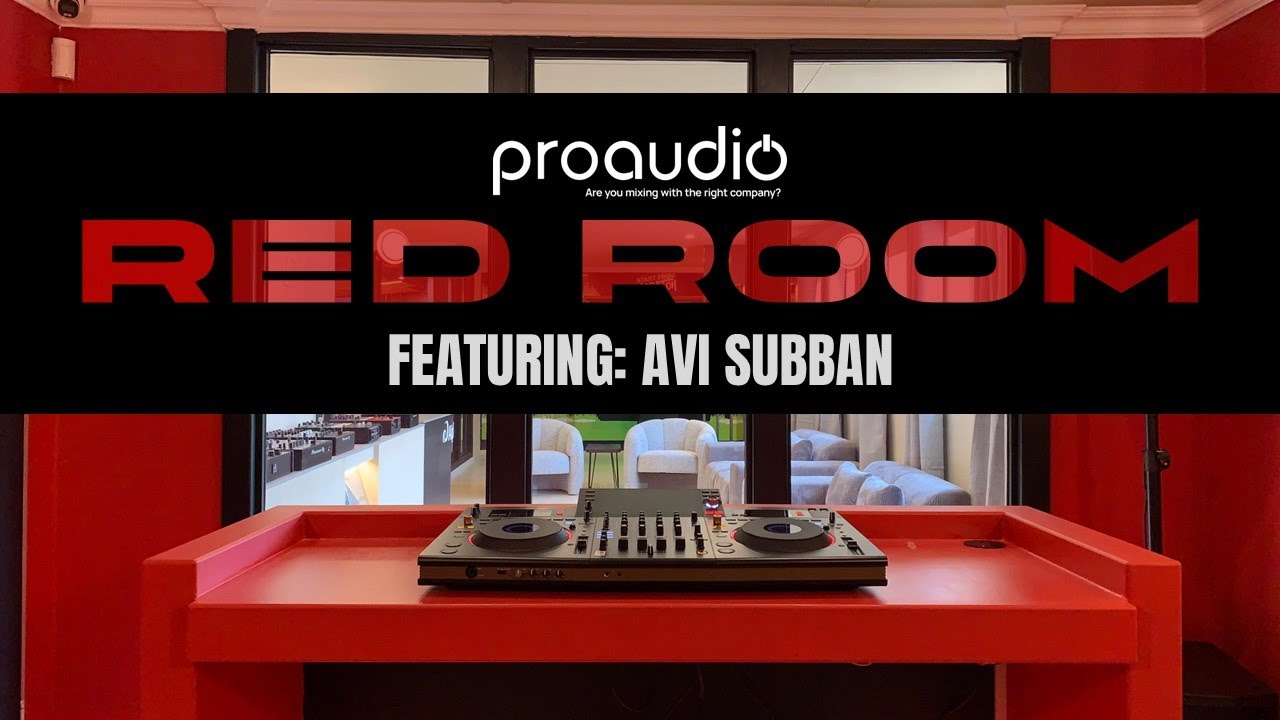 Proaudio RED ROOM | Live DJ Set by Avi Subban | Deep Tech & Techno