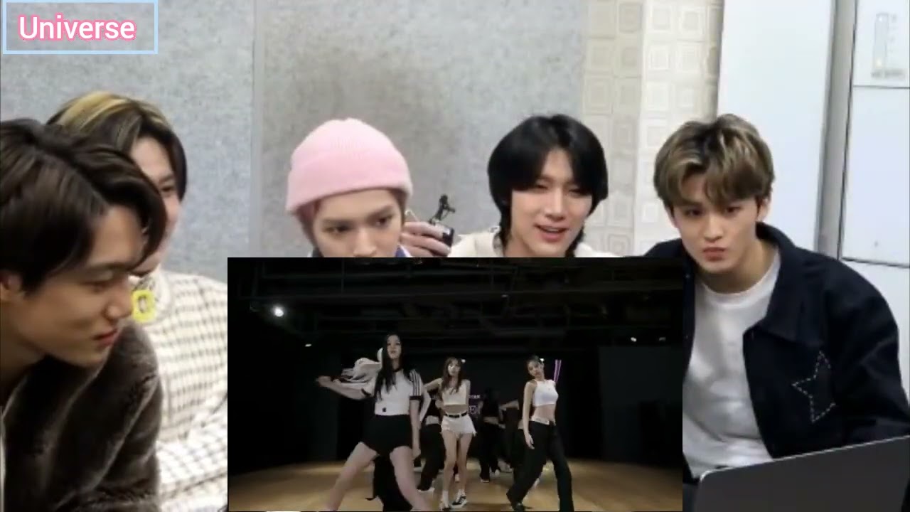 SuperM Reaction to blackpink dance practice 'pinkvenom ' (fanmade video)