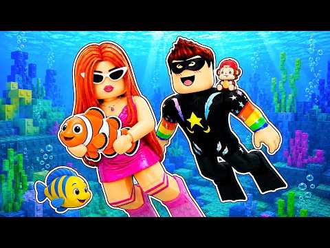 WE Went 958,492,495 Under Water in Roblox DIVE DOWN...
