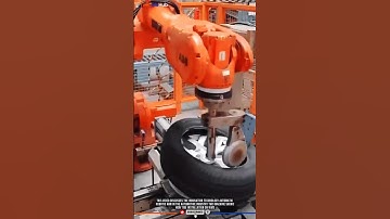Innovation Technology Automatic Robotic Arm: Automotive Tire Installation #tech