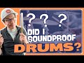 Does my studio soundproof drums