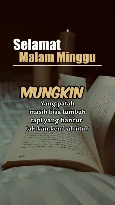 Story Wa Malam Minggu Sendiri
