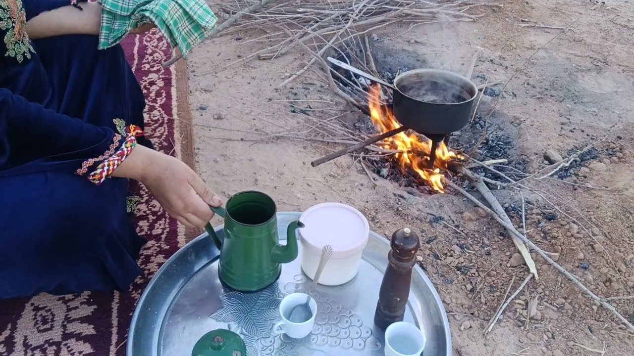 @قهوة نايلية على الحطب☕️🫖