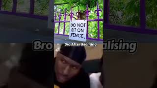 When You Realize Why The Sign Was There #shorts #memes