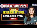 UGC NET June 2026 | UGC NET Paper 1 Research Aptitude | 2018-2025 PYQs Part 04 | by Pooja Mam | KGS