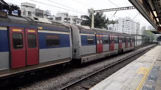 【回到電氣化時期】港鐵 ERL MLR (E65/E108) 駛入，並駛離大圍站一號月台 (往羅湖方向)