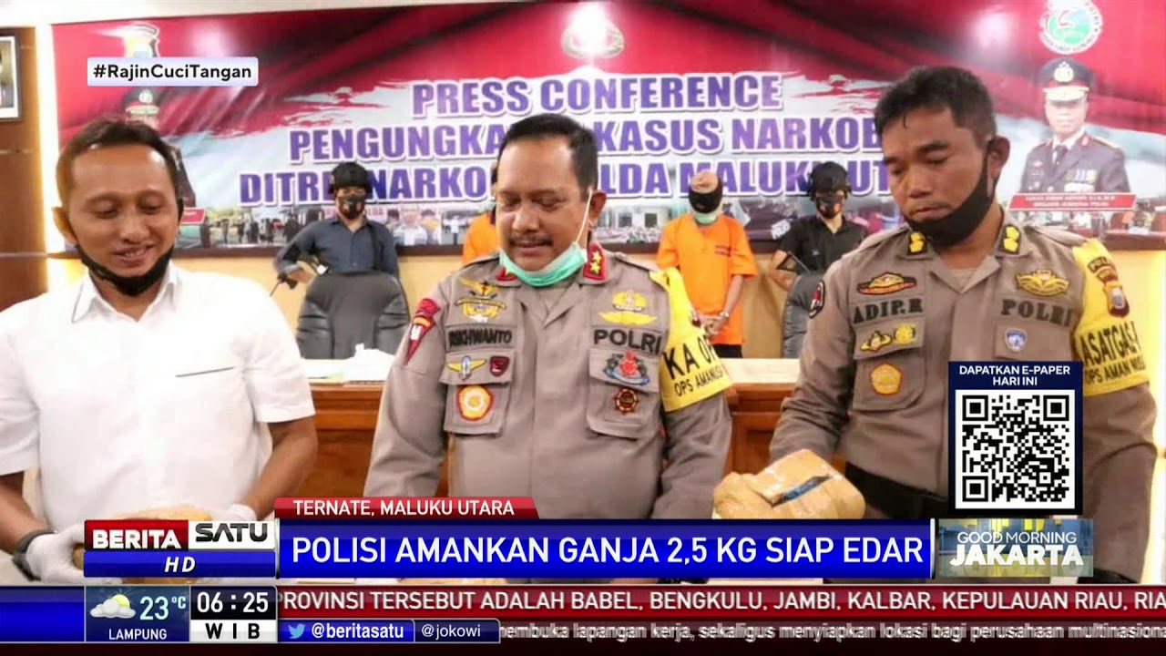 Polda Maluku Utara Tangkap Pengedar Narkoba Jaringan Lapas Ternate