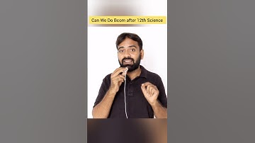 Can we do Bcom after 12th Science #bcom #shorts