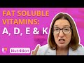 Fat Soluble Vitamins: Vitamins A, D, E, K - Nutrition Essentials for Nursing - Level Up RN