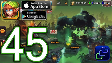 Heroes and Titans 3D Battle Arena iOS Walkthrough - Part 45 - Chapter 10: Shamblehills