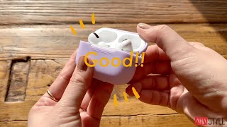 シンプル ✖ ハイクオリティ AHAStyle AirPods Proケース 取りつけ方 TIPS！