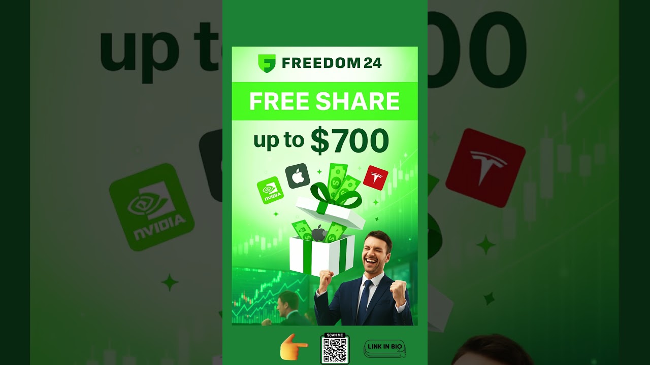 🔥 Stock Trading Bonus 2025 | Sign Up and get up to $700 in Free Stocks | Freedom24