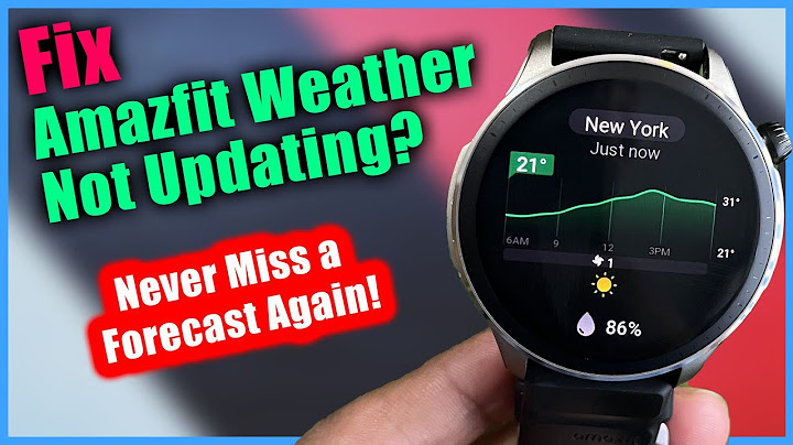 2024 ทำไม amazfit bip ไม สามารถโชว weather