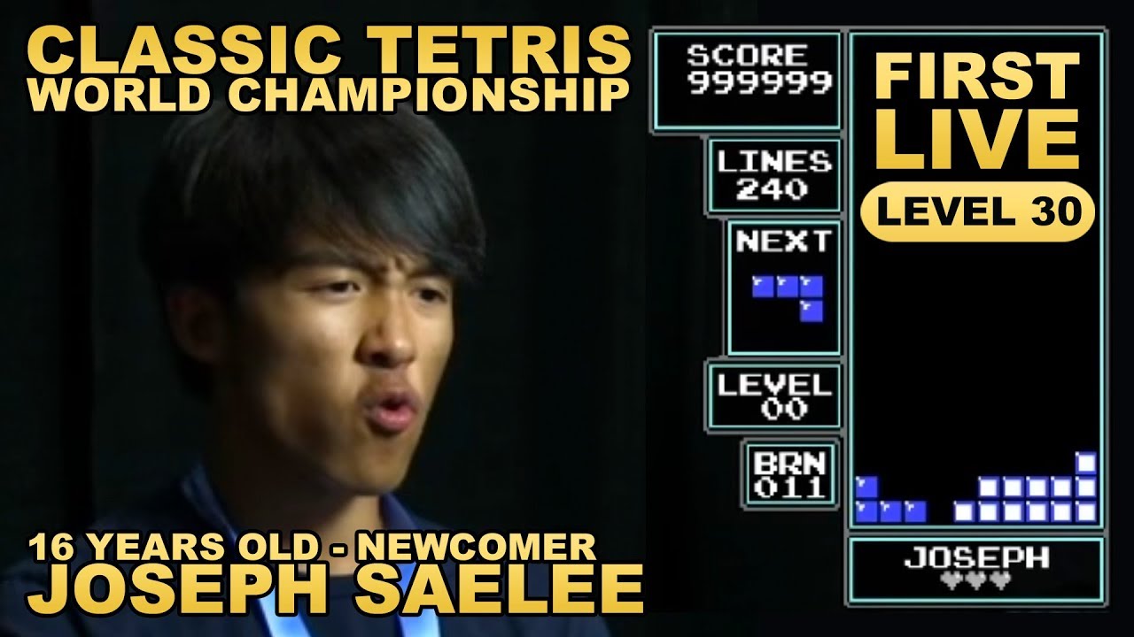 First Level 30 Live at CTWC! Joseph Saelee OWNS Tetris Qualifiers ...