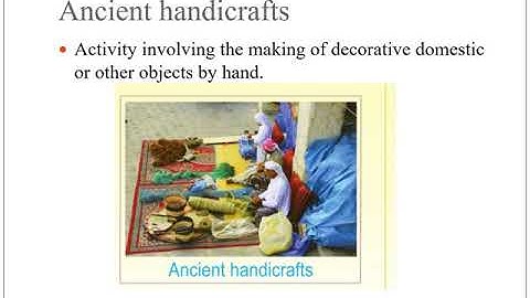 Grade 2 QH lesson 2 Ancient Crafts