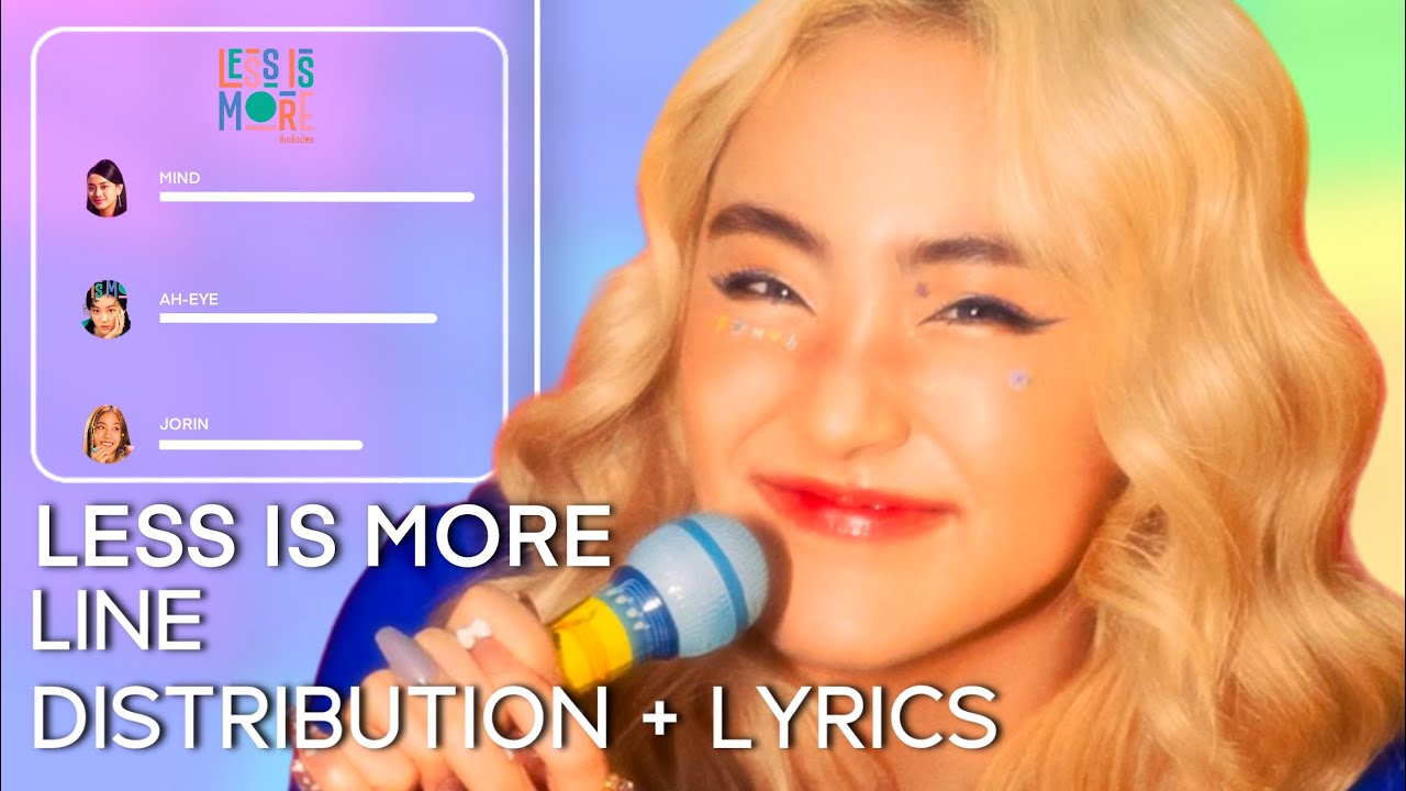 4EVE - สิ่งเล็กน้อย (LESS IS MORE) - LINE DISTRIBUTION + LRYICS