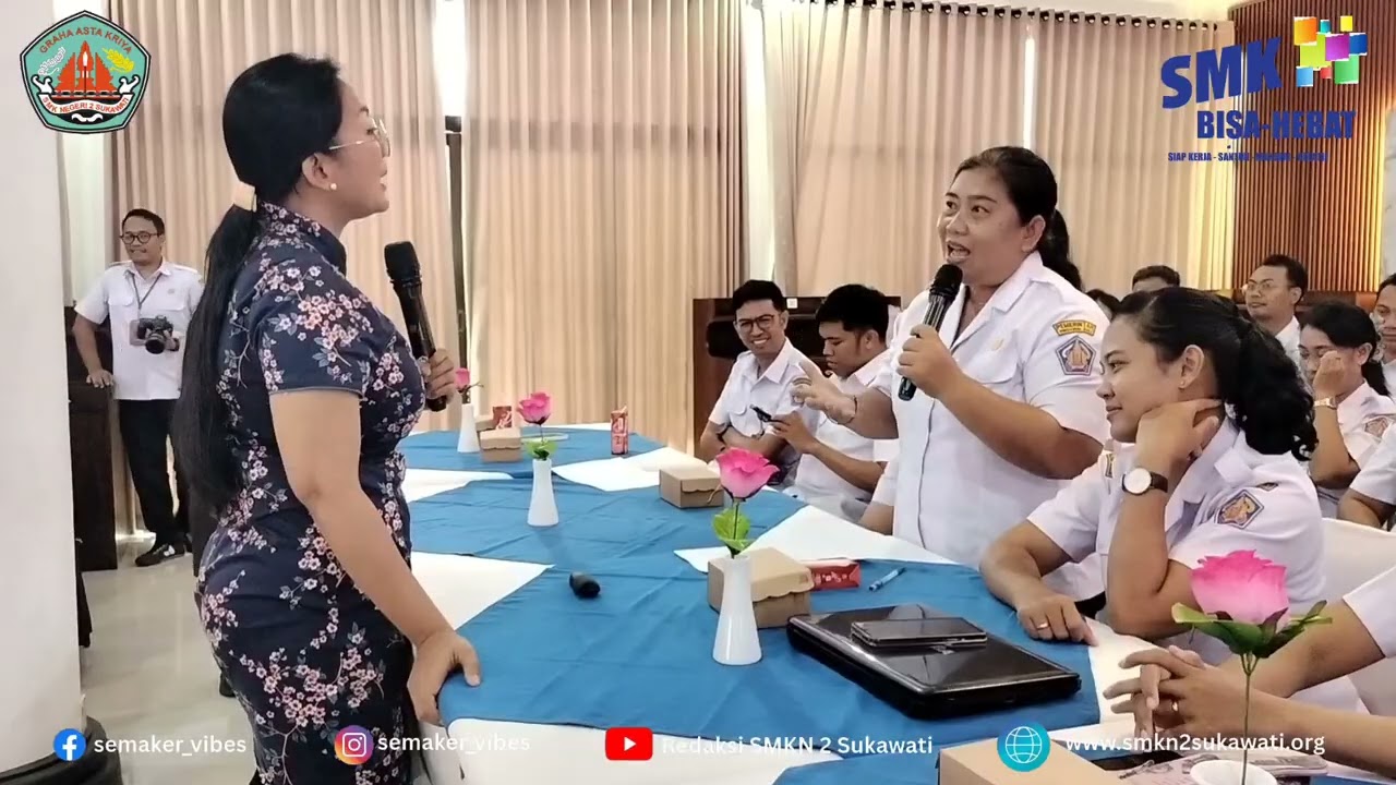 Hari pertama pelaksanaan In House Training SMK Negeri 2 Sukawati Rabu, 18 Februari 2026