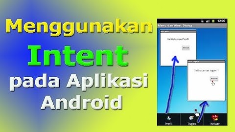 Intent Android Eclipse | menampilkan halaman pada aplikasi android