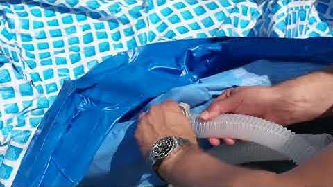 How to install the Intex filter pump