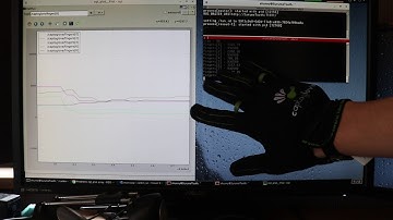 Plotting CaptoGlove realtime data on rqt_plot (ROS)