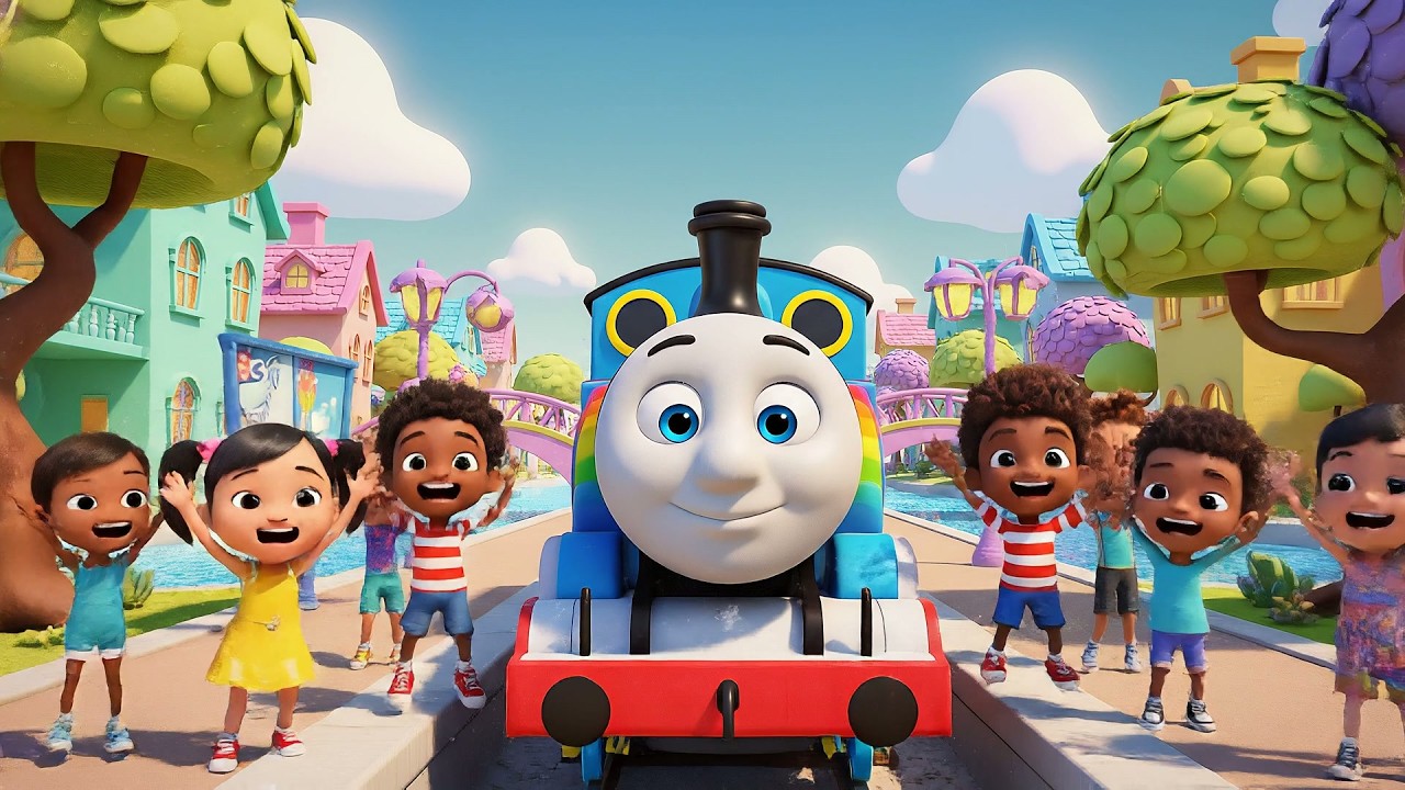 El Pequeño Tren Resopla ¡Clic Clic Clic! | Canciones de Trenes y Ritmo para Niños