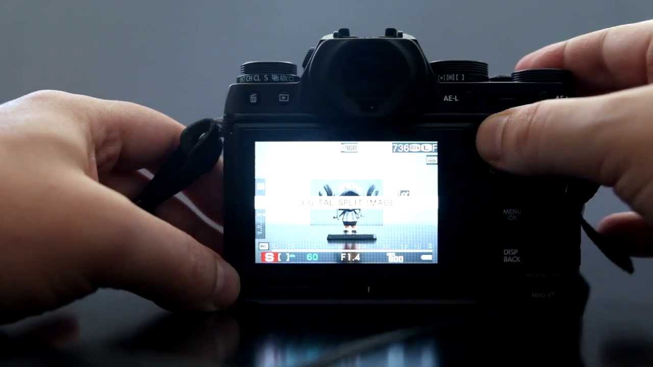 Fujifilm X-T1 Manual Focus - YouTube