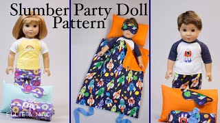 Take Your Kid's Slumber Party To The Next Level With This EASY To Sew Doll Set!!