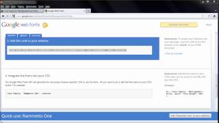 Dreamweaver Tutorial: Use Non Default Web Fonts (@fonts) -HD-