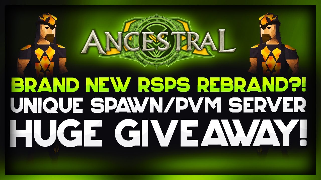 ⁣LOOKING FOR A *NEW* WELL ROUNDED RSPS?! | BRAND NEW RSPS REBRAND! (HUGE GIVEAWAY) - Ancestral RSPS