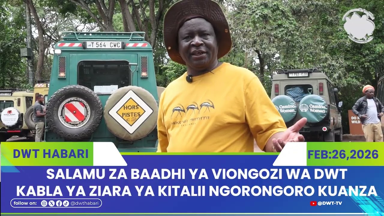 SALAMU ZA BAADHI YA VIONGOZI WA KAT D.W.T KABLA YA ZIARA YA KITALII KTK HIFADHI YA NGORONGORO KUANZA