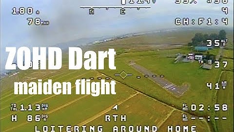 ZOHD Dart 250g - Maiden flight at GAPL