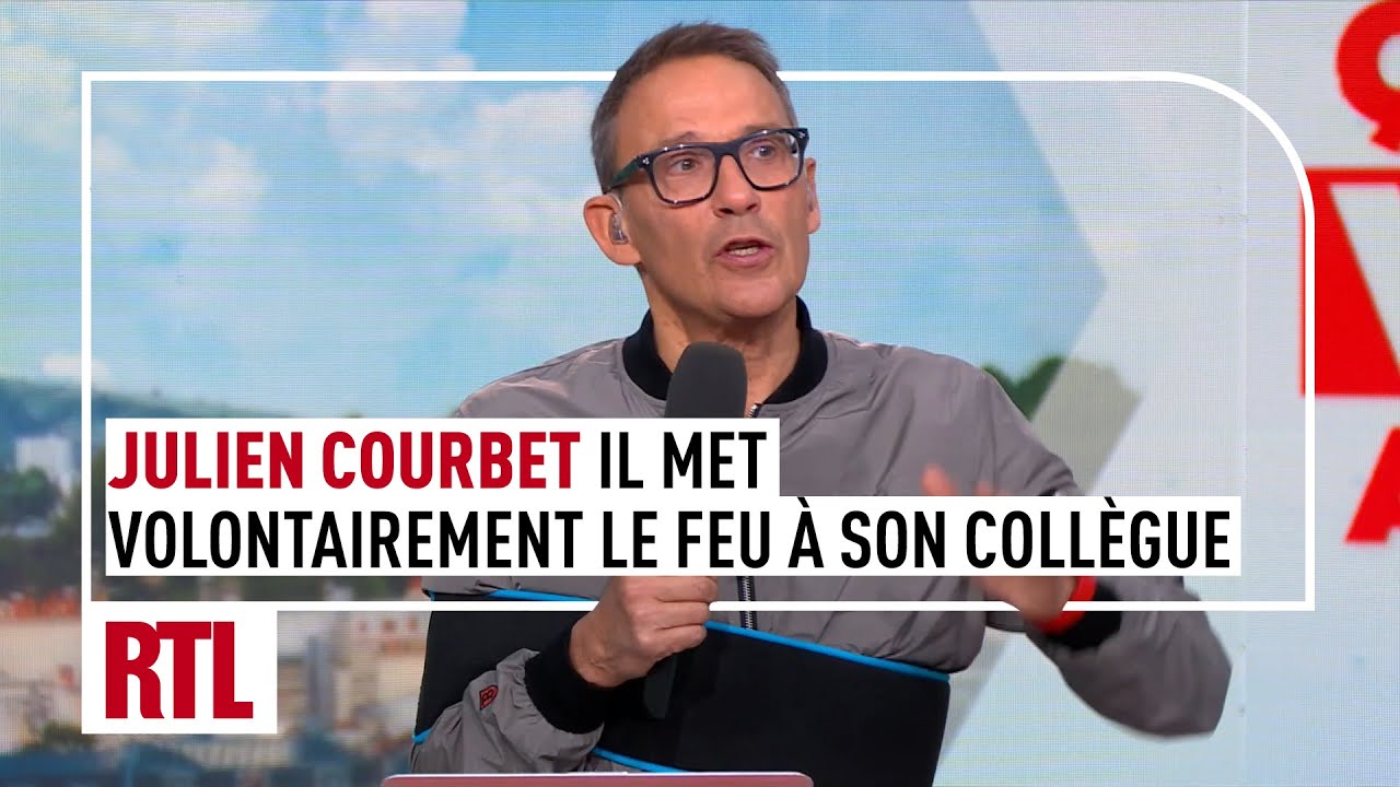 Julien Courbet : Il met volontairement le feu à son collègue