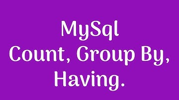 SQL Count, Group by, Having Bangla tutorial (SQL Part - 2)