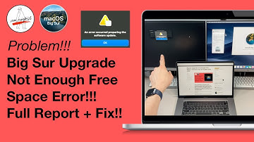 Big Sur Upgrade Not Enough Free Space Boot Loop FIX [DEEP DIVE] Full report & Detailed Instructions!