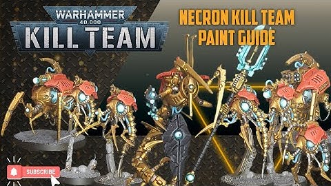 How to Paint Necron Canoptek Circle Killteam
