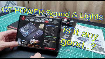 GT Power Container Truck Light & Sound System - Set Up, and Demonstration with Bluetooth Control
