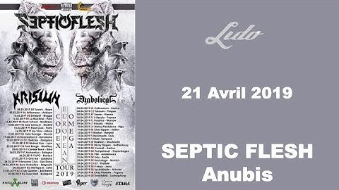 SEPTIC FLESH - Anubis ( Berlin - Lido - 21.04.2019)