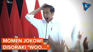 Momen Jokowi Disoraki 'Wooo...' oleh Ribuan Petani se-Jateng