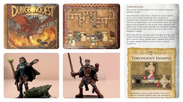 Torchlight Optional Rule Explained and Utilized! DungeonQuest Revised Edition (2014) Fantasy Flight