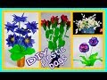 4 cara membuat bunga dari plastik kresek | DIY flower with plastic bags