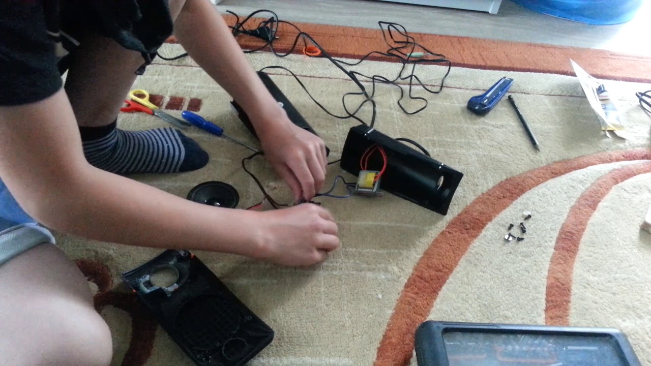 Самодельная колонка часть1 - YouTube