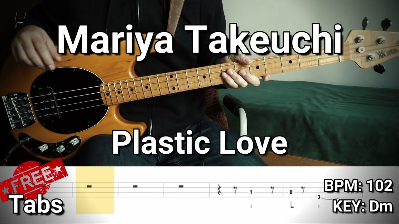 Mariya Takeuchi - Plastic Love (Bass Cover) Tabs